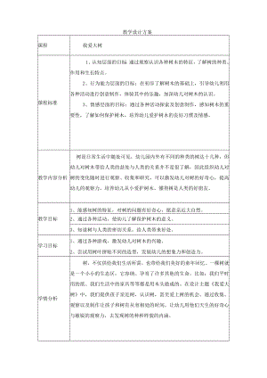 我爱大树 教学设计.docx