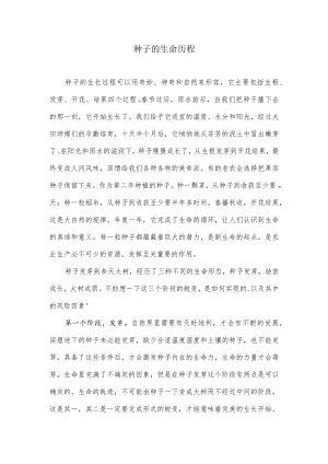 一粒种子走过的历程.docx