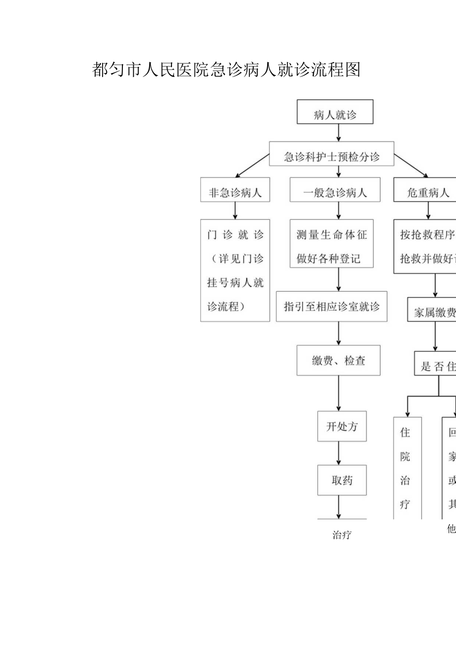 都匀市人民医院急诊病人就诊流程图.docx_第1页