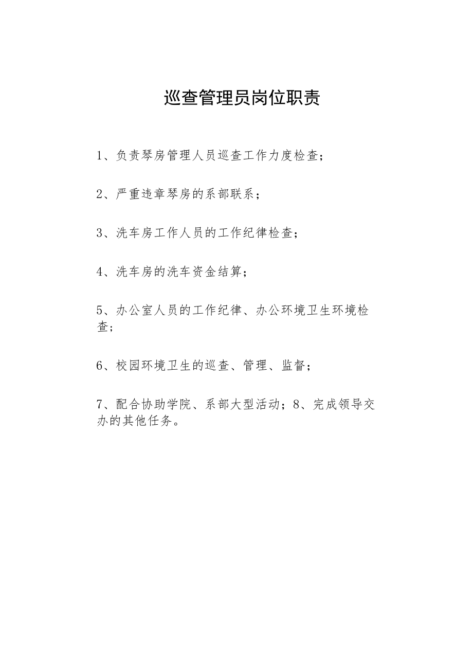 巡查管理员岗位职责.docx_第1页