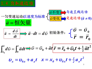 大学物理(运动学).ppt