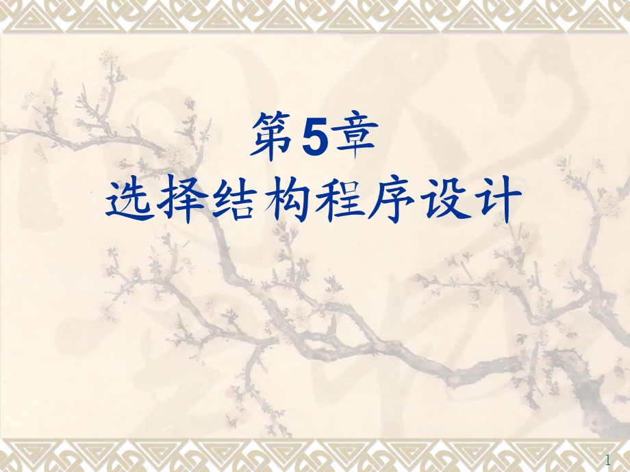 c5选择结构程序设计.ppt_第1页