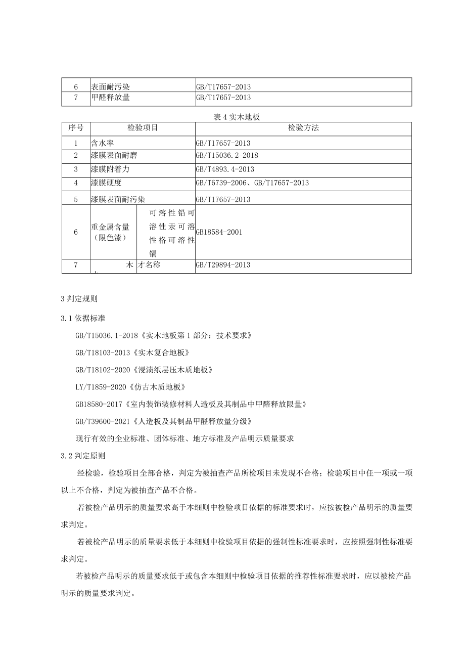 陕西省实木地板、实木复合地板、浸渍纸层压木质地板等3种产品质量监督抽查实施细则.docx_第2页