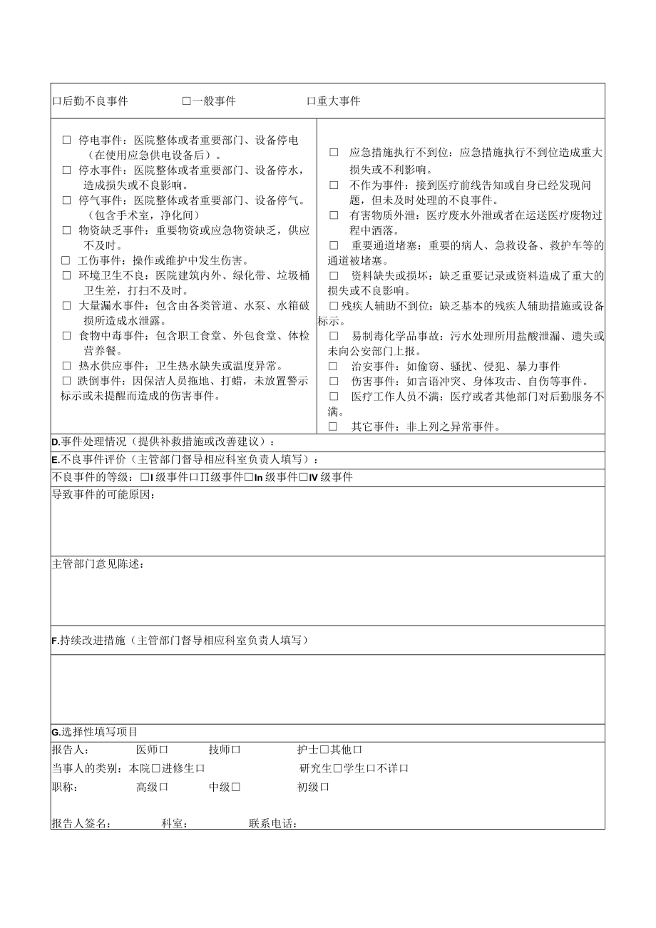 《医疗质量安全(不良)事件报告表》最新.docx_第2页