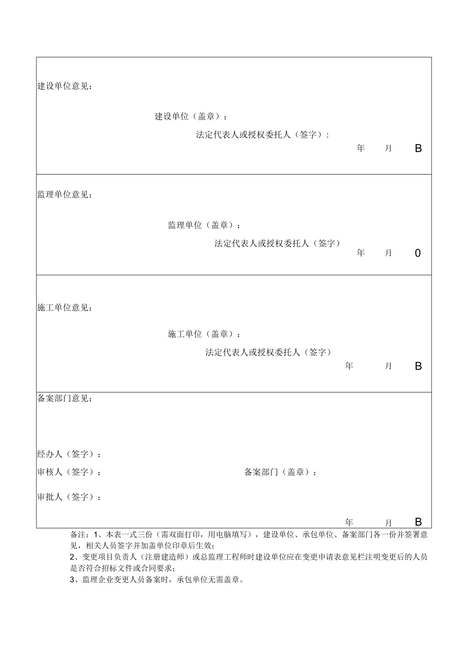 赣州市在建项目关键岗位人员变更备案表.docx_第2页