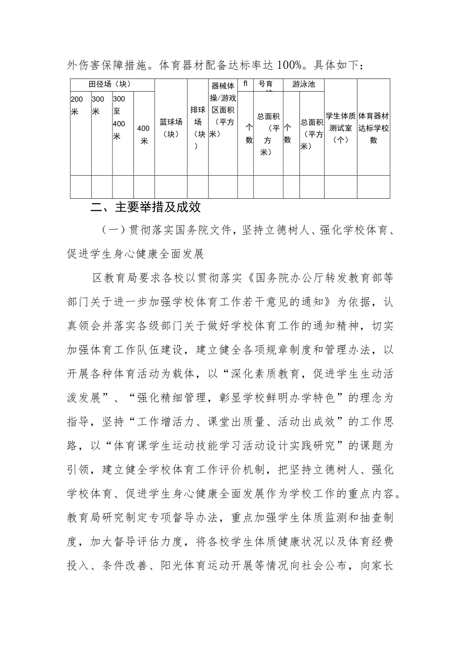 教育局2023年学校体育工作年度报告.docx_第2页