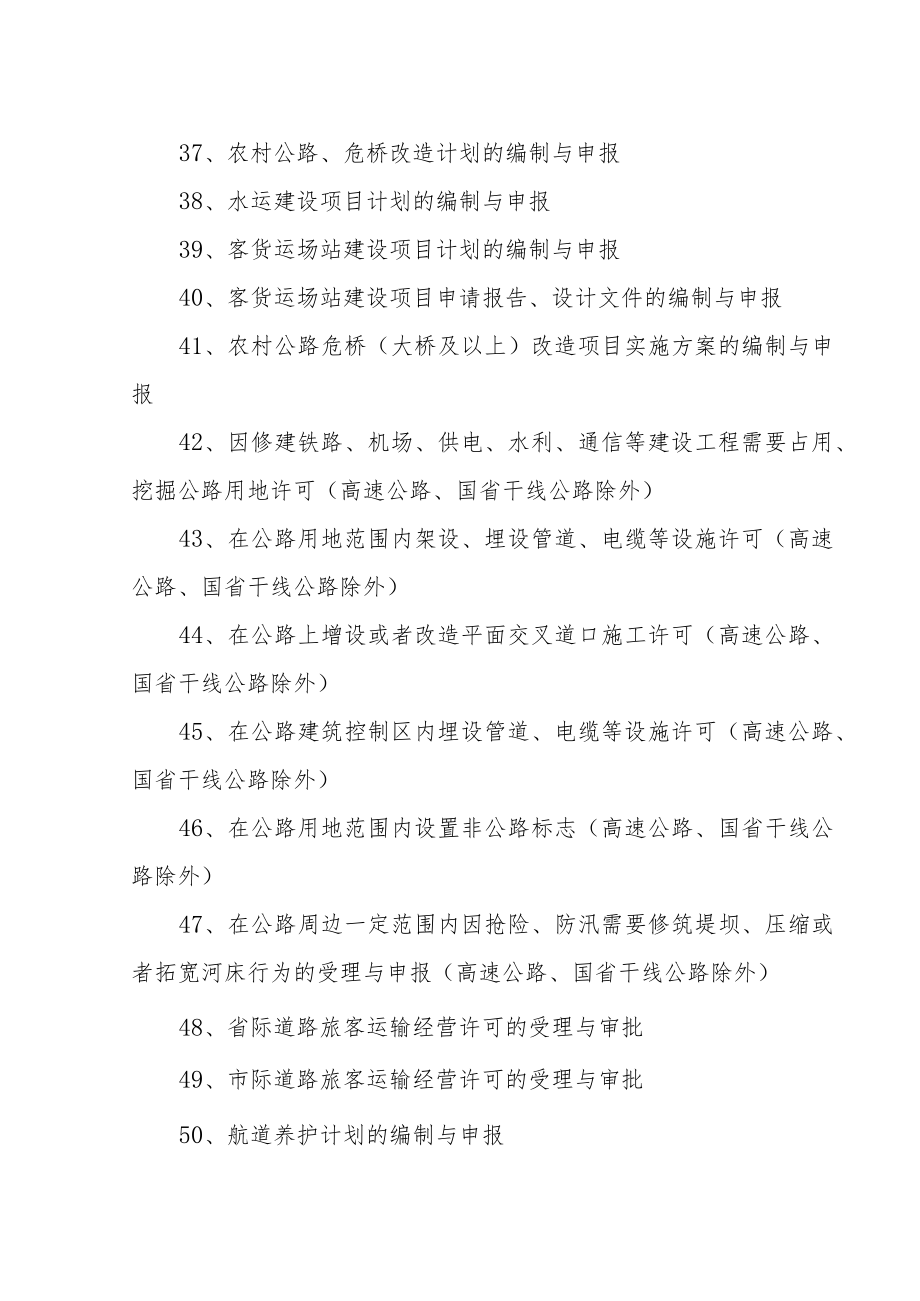 西峡县交通运输局行政职权目录.docx_第3页