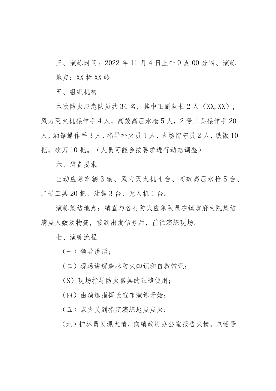 镇森林防火现场扑救演练方案.docx_第2页