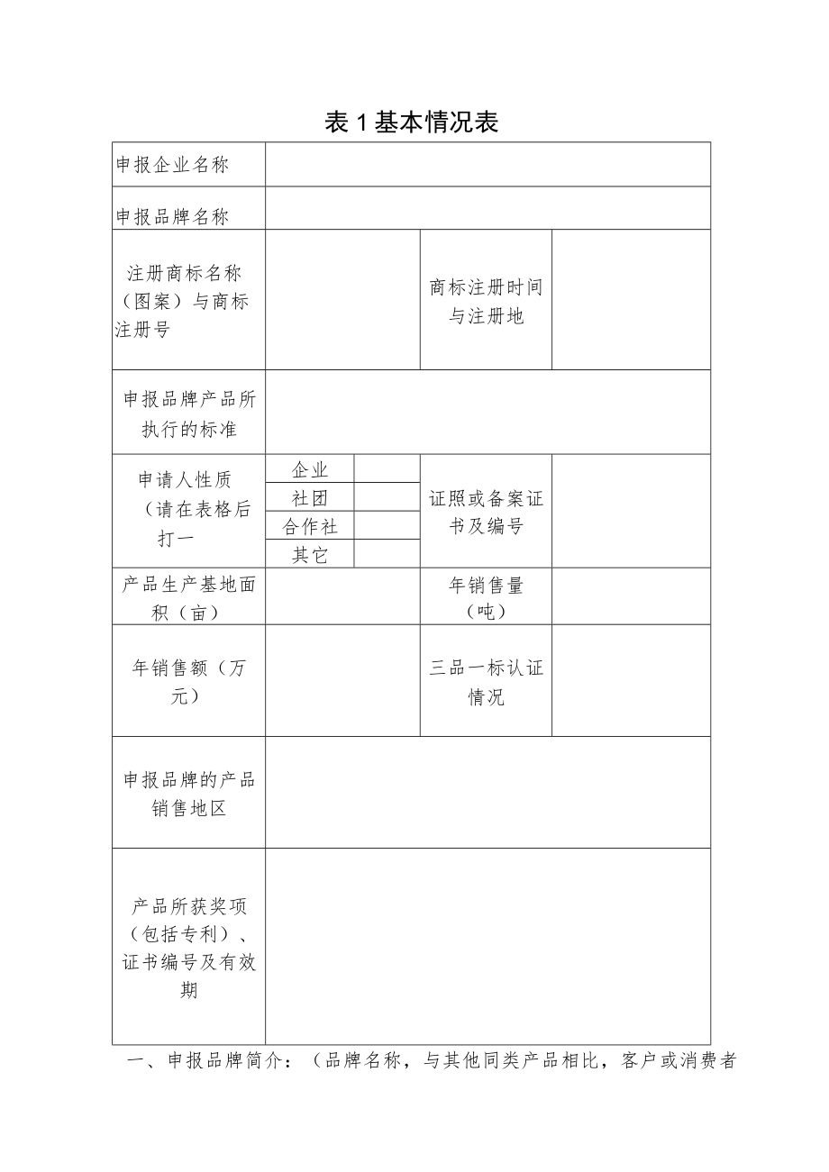 “甘味”农产品企业商标品牌申报书.docx_第2页