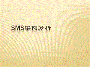 SMS案例分析.ppt