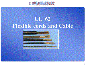 UL62培训资料.ppt