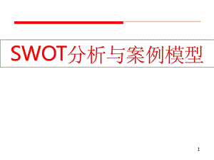 SWOT分析与案例模型.ppt