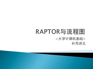 RAPTOR与流程图.ppt