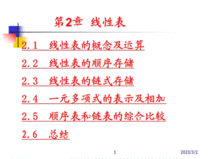 数据结构线性表.ppt