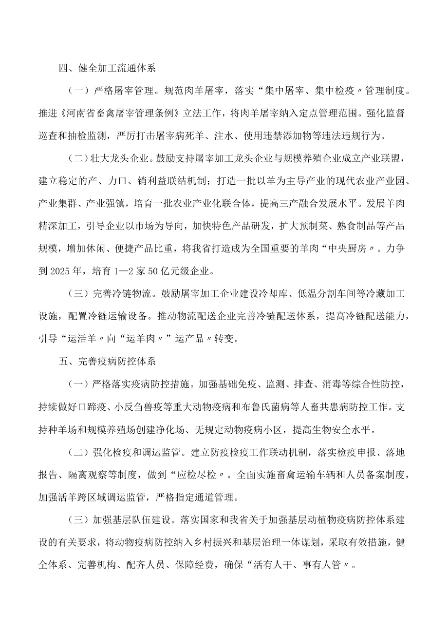 河南省人民政府办公厅关于推进羊产业高质量发展的意见.docx_第3页