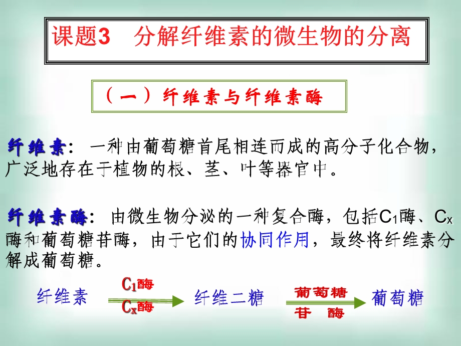 分解纤维素的微生物的分离.ppt_第3页