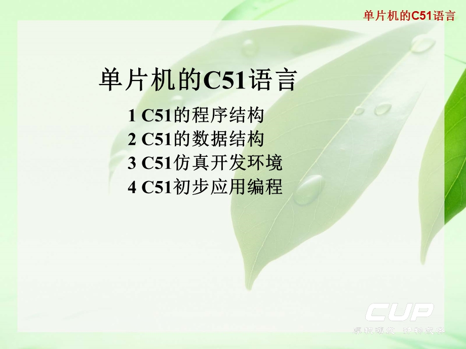 单片机的C51语言.ppt_第1页