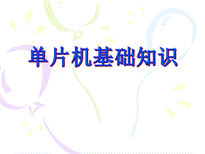 单片机的硬件结构.ppt