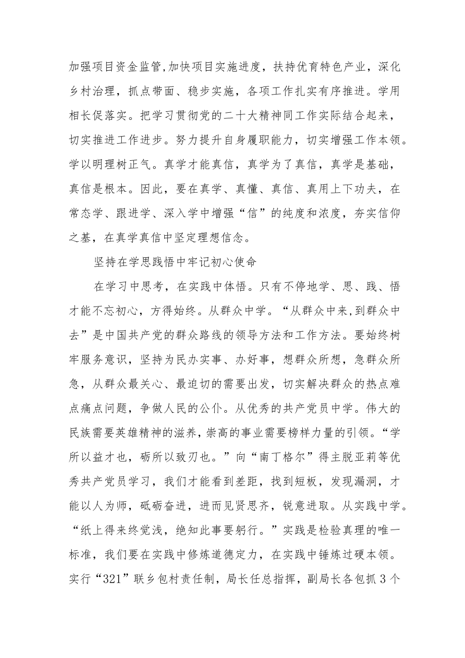 乡村振兴践行党的二十大精神研讨交流讲话稿.docx_第3页