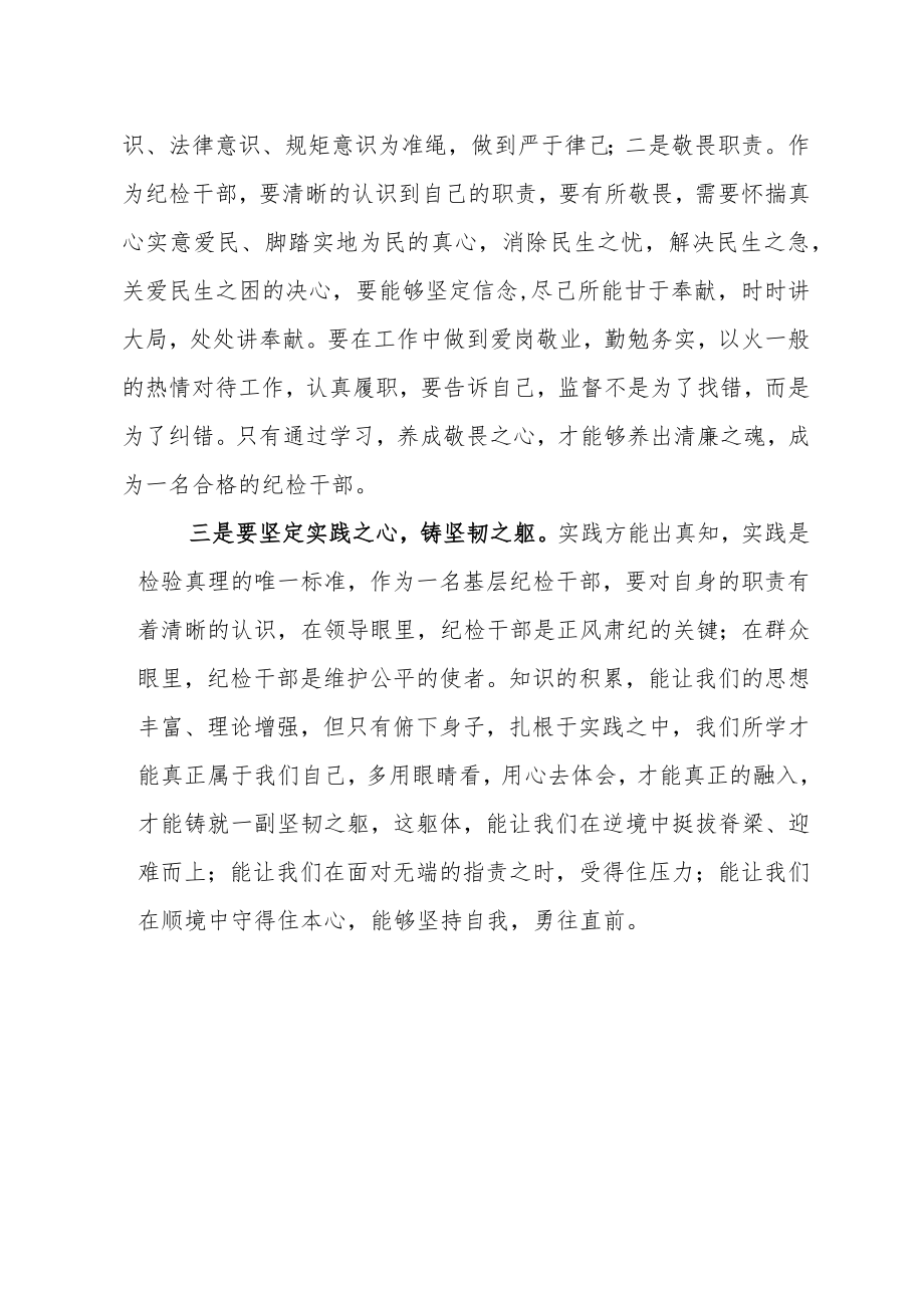 （共3篇）年轻干部学习贯彻2023学习二十届中纪委二次全会上的重要讲话精神心得感想.docx_第2页