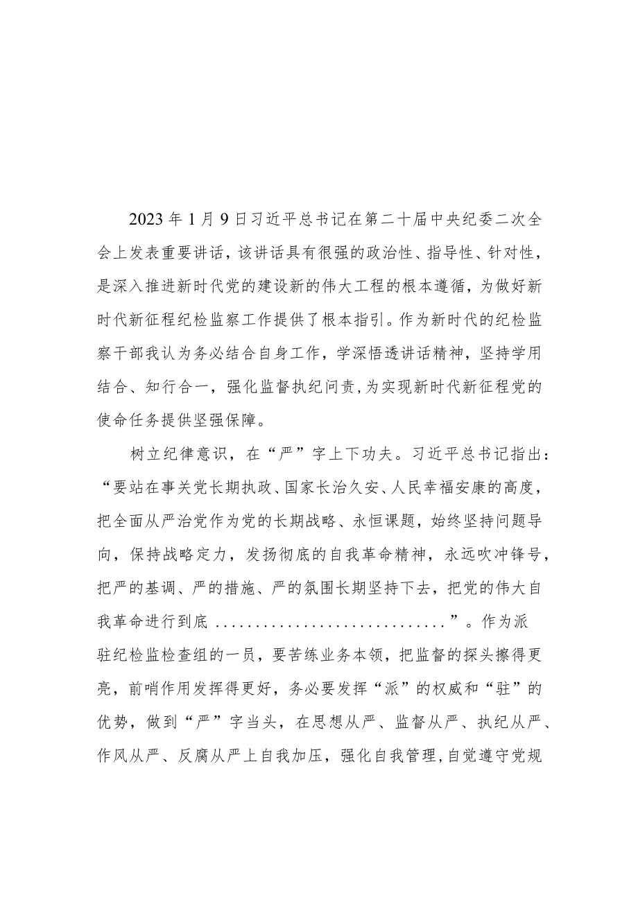 【共5篇】纪委书记学习二十届中纪委二次全会上的重要讲话精神心得感想.docx_第3页