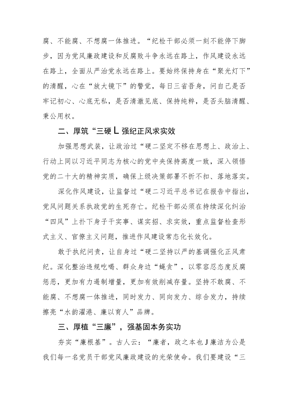 纪委书记学习二十大精神心得体会三篇通用范文.docx_第2页