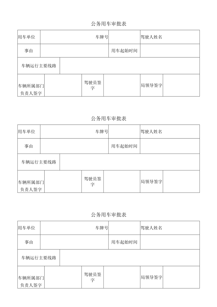 公务用车审批表.docx_第1页