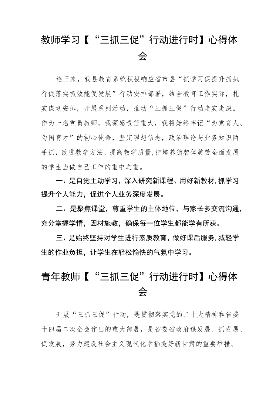 教师学习【“三抓三促”行动进行时】心得体会范文3篇精选.docx_第2页