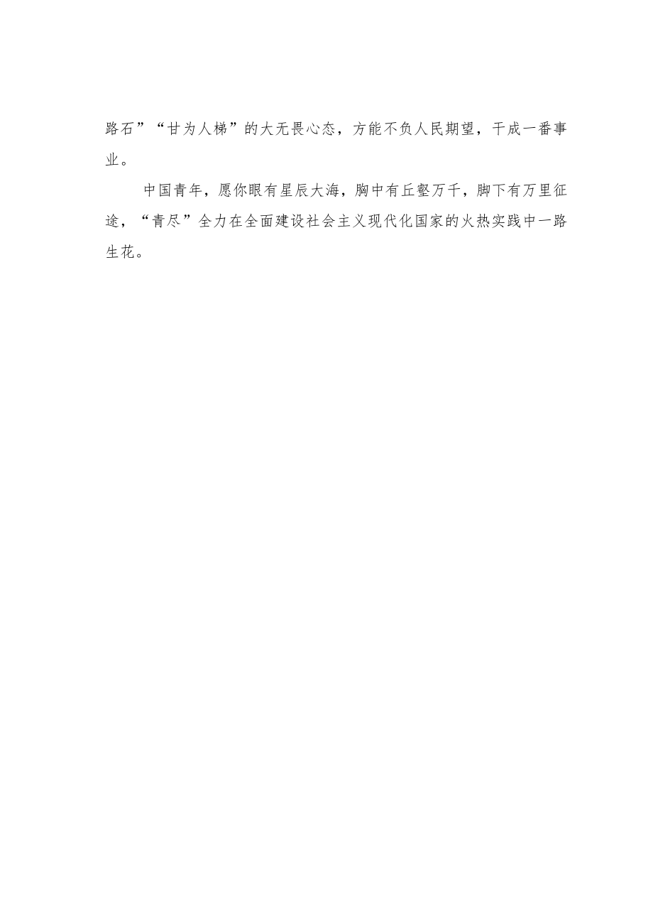 学习贯彻党的二十大精神党课宣讲稿材料：“青尽”全力绽放青春绚丽之花.docx_第3页