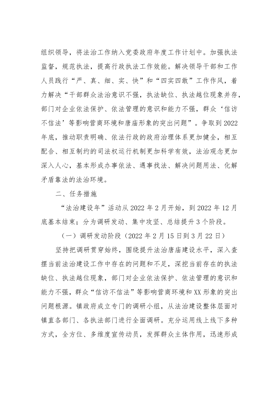 XX镇“法治建设年”活动实施方案.docx_第2页