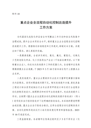 重点企业全流程自动化控制改造提升工作方案.docx