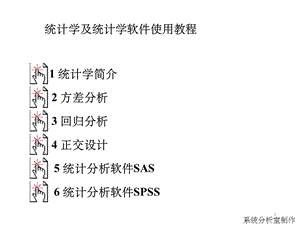 统计学及统计学软件使用教程.ppt