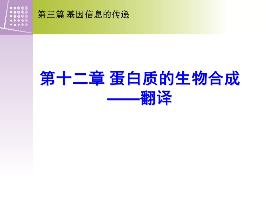 药学分子生物学翻译.ppt_第2页