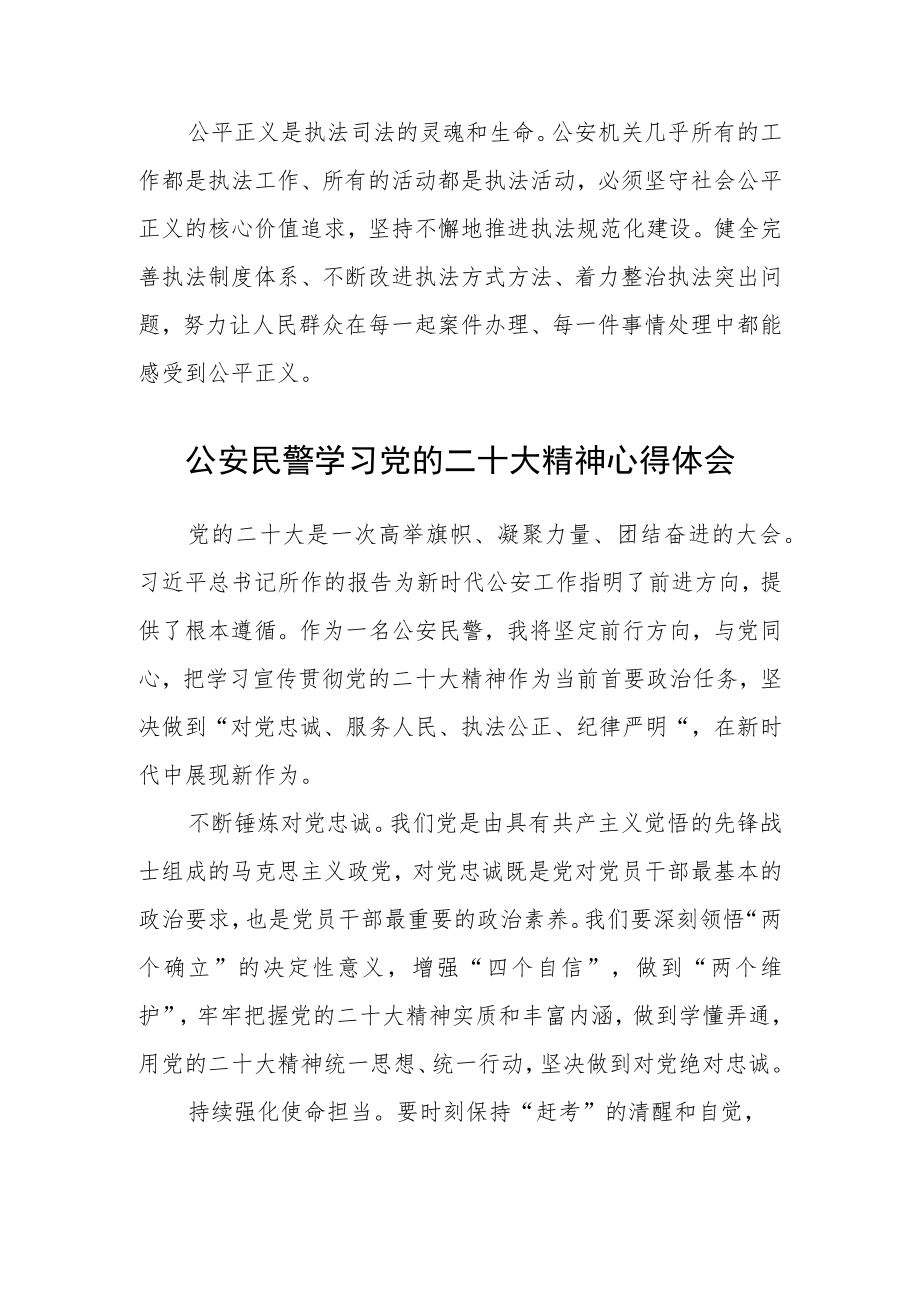 公安民警学习党的二十大精神心得体会【最新版三篇】.docx_第2页