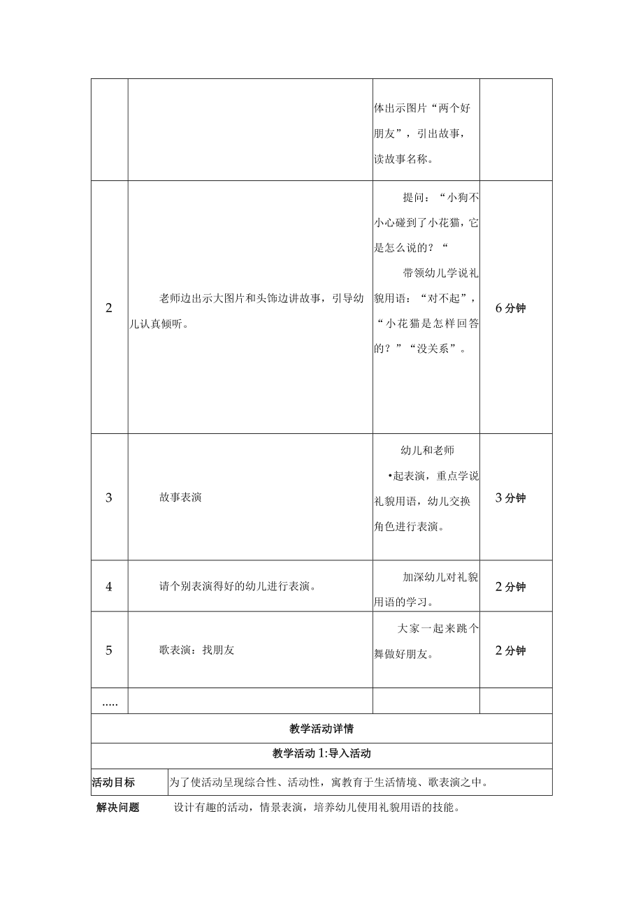 综合活动《两个好朋友》 教学设计.docx_第2页