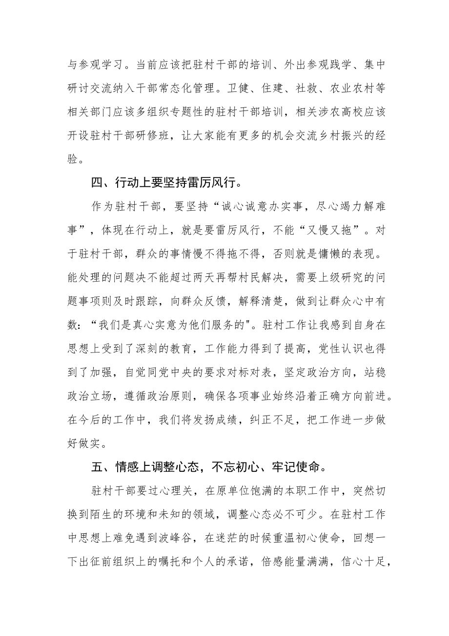 驻村干部学习党的二十大心得体会.docx_第3页