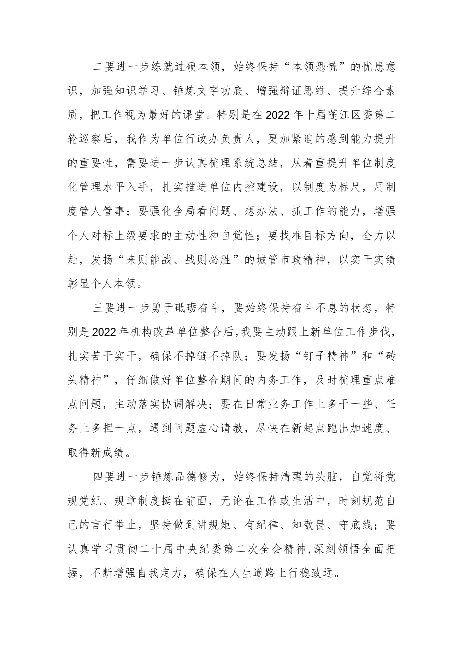 城管系统党员干部学习党的二十大精神心得体会两篇.docx_第3页