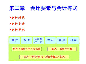 基础会计学课件(第二章会计要素与会计等式).ppt