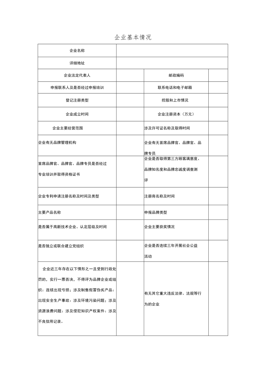 陕西品牌工业、农业和科技类企业申报书年度.docx_第3页