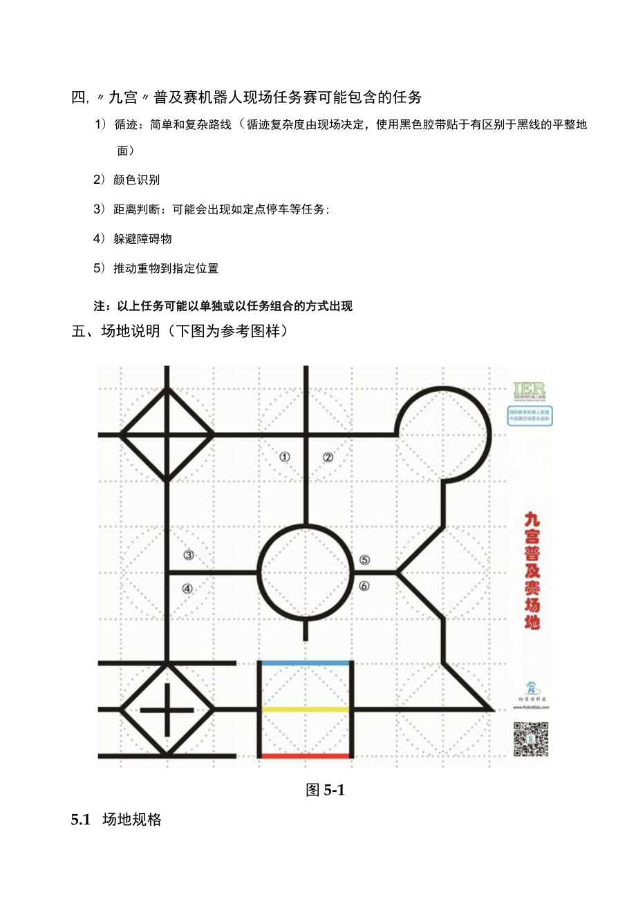 纳茵特“九宫”城市普及赛机器人现场任务赛规则.docx_第3页