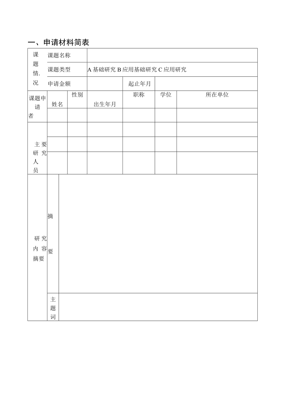 项目武汉科技大学煤转化与新型碳材料湖北省重点实验室开放基金申请书.docx_第3页