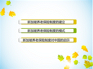 新加坡养老保险制度.ppt