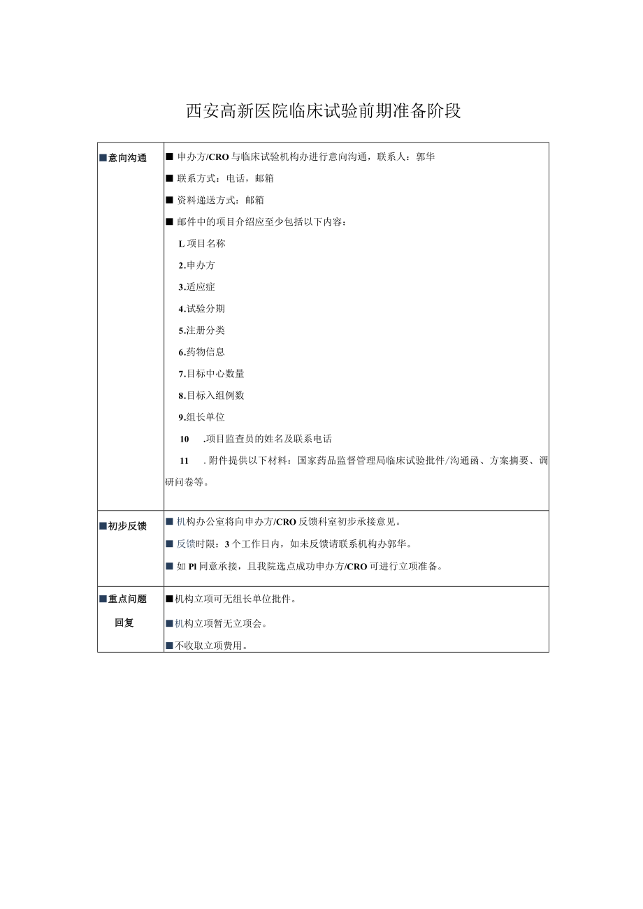 西安高新医院临床试验前期准备阶段.docx_第1页