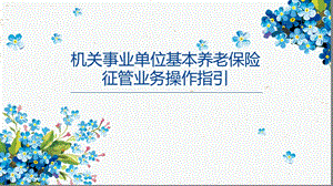 机关事业单位基本养老保险征管业务操作指引.ppt