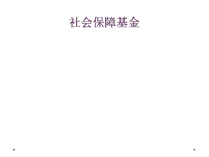 社会保障基金.ppt