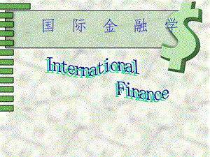 《国际金融学》教材.ppt