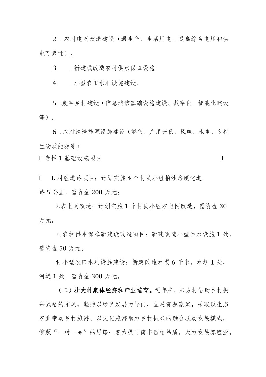 XXXX村“十四五”重点帮扶村示范建设实施方案.docx_第2页