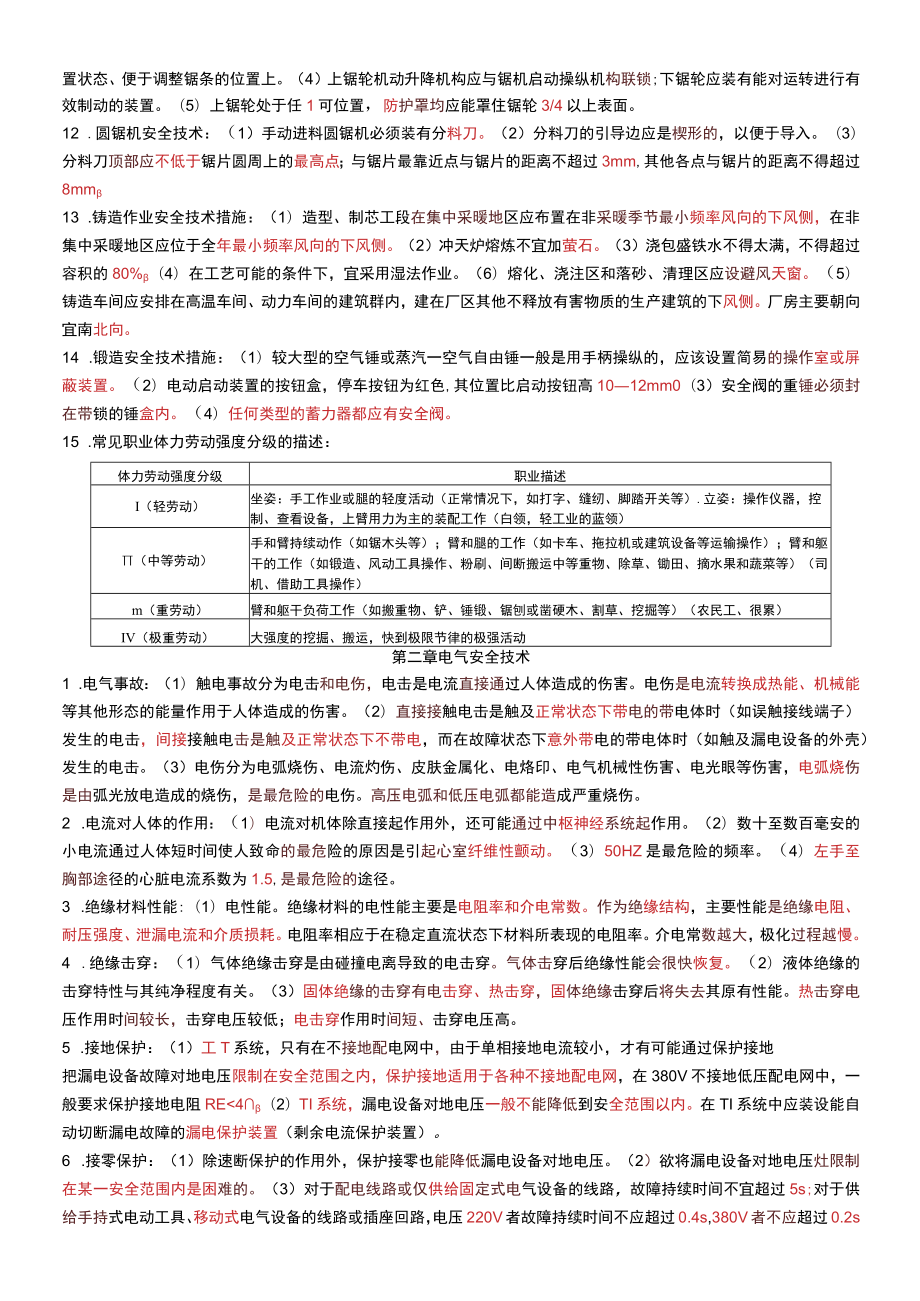 2022年注安《技术基础》考前十页纸.docx_第2页