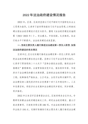 2022年法治政府建设情况报告.docx