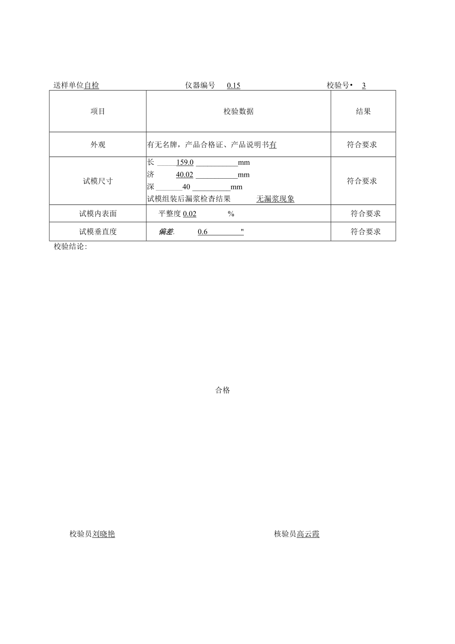 03兰青一项目水泥胶砂试模校验记录.docx_第1页